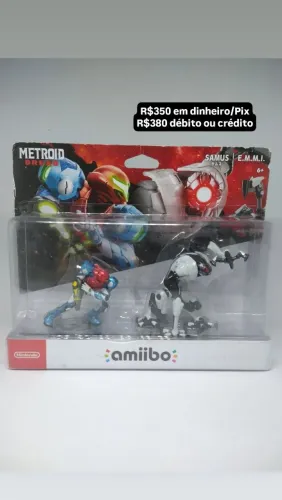 Amiibo Metroid Dread Samus & E.M.M.I. - Novo