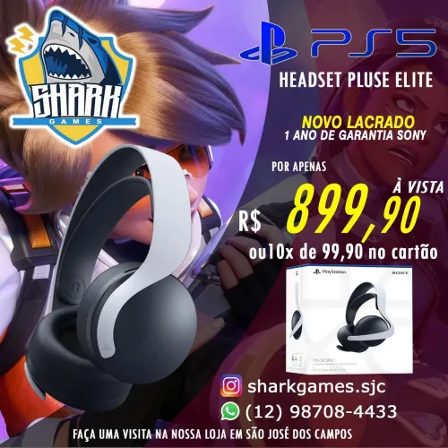 Headset pulse elite ps5 lacrado 