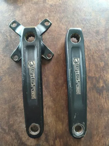Pedivela GIOS Aluminío para BMX Race, MTB ou FIXA 180mm 4F ISIS
