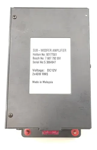 Modulo Sub-woofer Amplificador Gm Omega 3.6 V6 2005