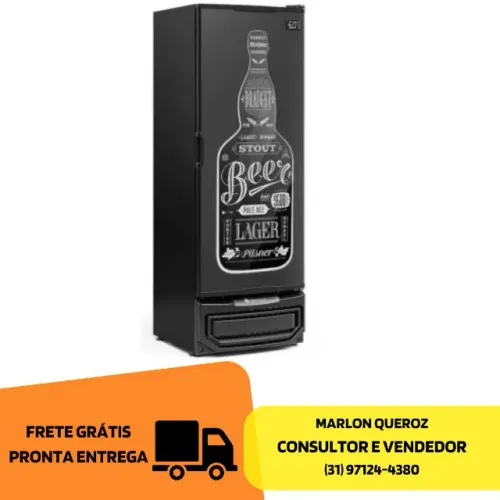 Cervejeira Gelopar 410 Litros Porta Cega 127/220v