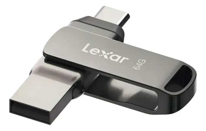 pendrive D400 lexar 128gb 2 cabeças