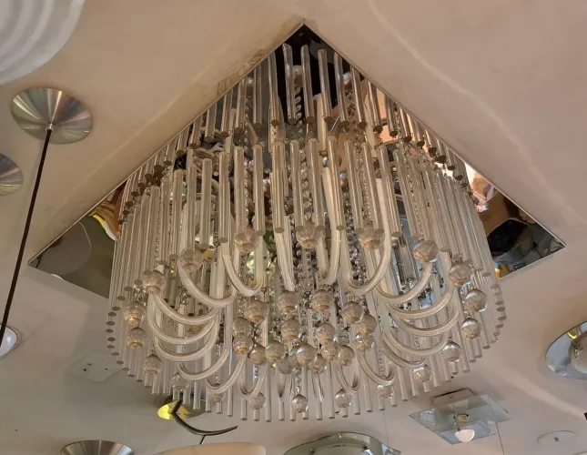 Lustre de cristal vintage 80x80