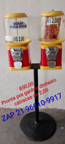 Máquinas de Bolinhas (Vendas Automáticas)