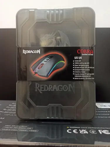 Mouse Gamer Redragon Cobra NOVO 12000 DPI