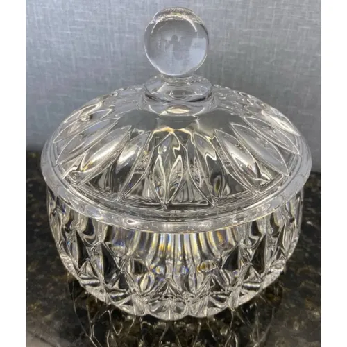 Bomboniere transparente Em Cristal Original.