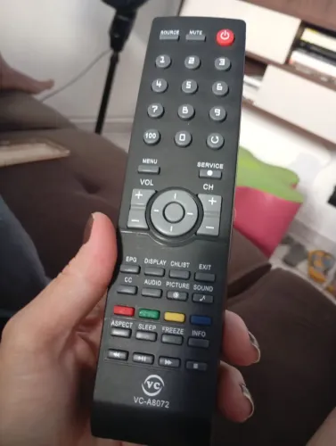 Controle Remoto VC-A8072 - Funcionando