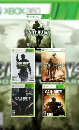 Combo Call of Duty Xbox 360