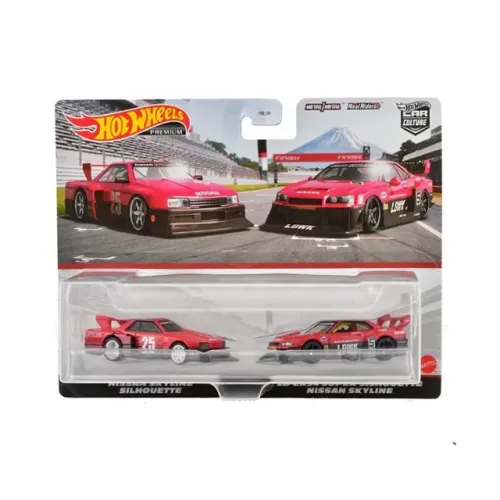 Hot Wheels - Car Culture 2 Pack: Nissan Skyline Silhouette & LBWK ER34 (Exclusivo Target)
