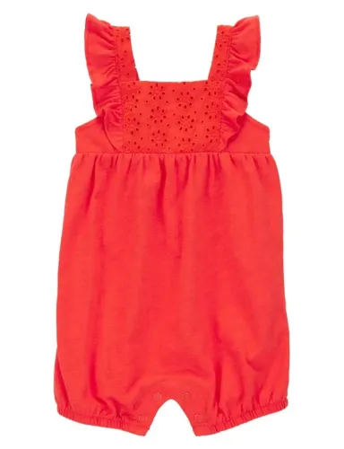 Romper Carter's vermelho tamanho 0-3 meses importado (Novo)
