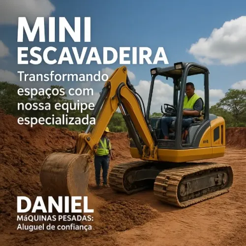 Mini escavadeira para Piscina em Manaus