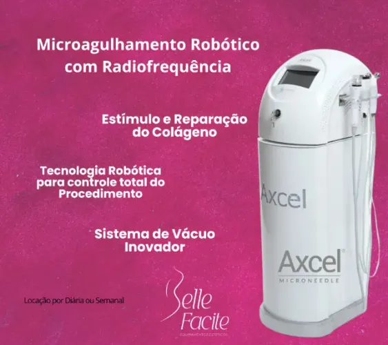 Locação Microagulhamento Robótico - Axcel Microneedle