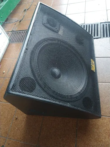 Monitor de retorno project box passivo 15 polegadas , alto falante oversalde