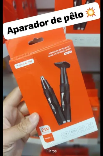 Aparador de pelos Tomate 2 em 1