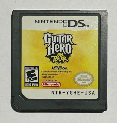 GUITAR HERO ON TOUR ORIGINAL NINTENDO DS SOMENTE CARTUCHO ACEITO OLX PAY