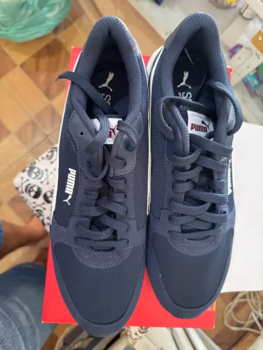 Tênis puma azul e branco 