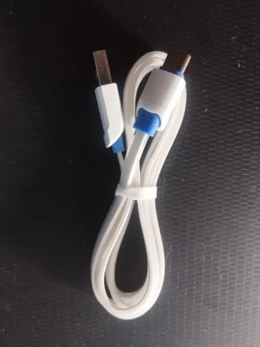 Cabo USB-C para Celular 80 cm Branco