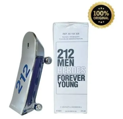 Perfume 212 Men Heroes Forever Yong 90ml Carolina Herrera Tester. Perguntas *. 