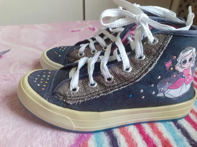 Tênis cano alto infantil tam. 30