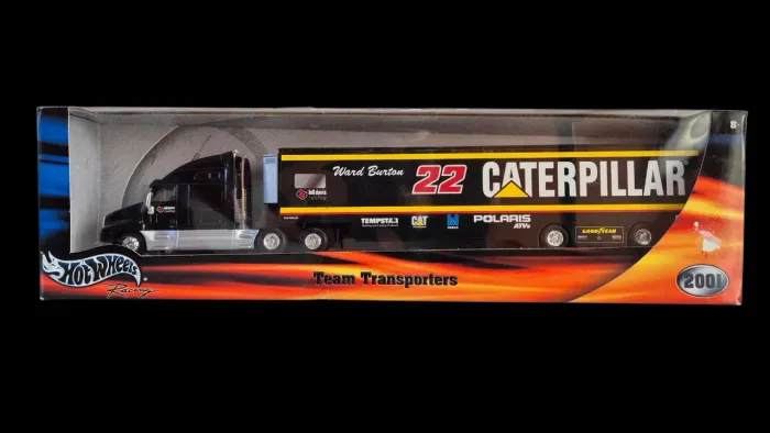 Hot Wheels Team Transporters 2001 - Ward Burton #22 Caterpillar