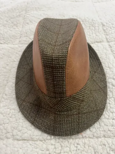 Chapéu Alain de France Couros - Estilo Clássico Argentino