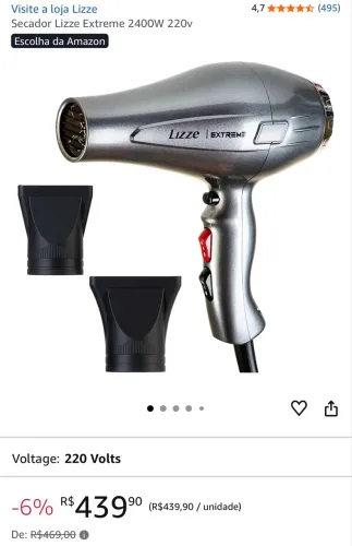 Vendo secador Lizze extreme