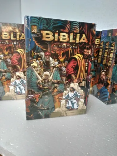 Biblia em Quadrinho BOX Biblia Kingstone 100% Ilustrada de Génesis a Apocalipse