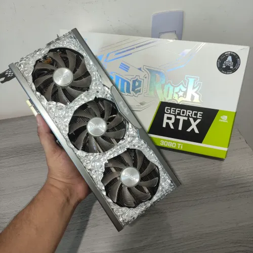 RTX 3080Ti 12GB PALIT GAMEROCK RGB c/ CAIXA e NF até 12x NO CARTÃO