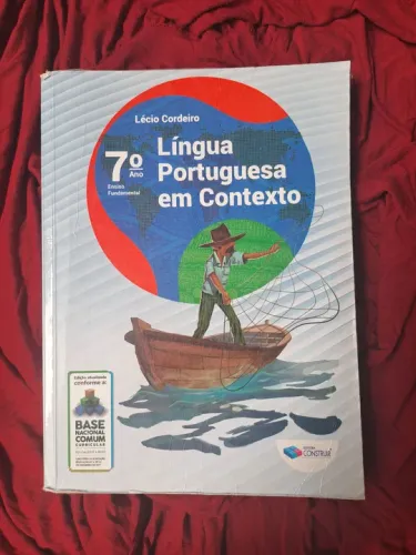 Livro Língua Portuguesa em contexto  7º Ano - Em Contexto - Lécio Cordeiro