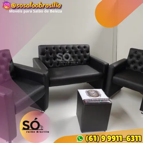 Conjunto de Sofás para Salão de Beleza