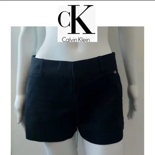 Short Jeans Calvin Klein - Preto - Tamanho P