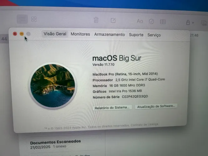 MacBook Pro Retina 15-inch Mid 2014 Intel Core i7