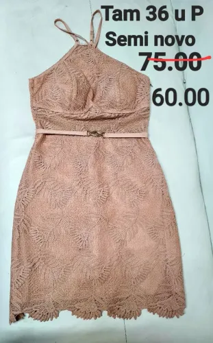 Vestido Tam. P/ 34 - lindo 60.00 