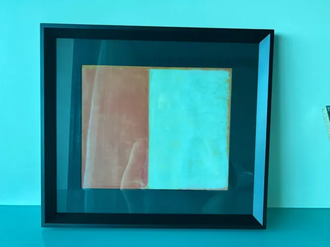 Quadro do artista Mark Rothko, da Letônia, e sua famosa arte abstrata colorida.