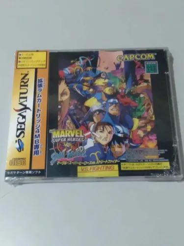 Marvel Super Heroes prensado e lacrado para Sega Saturn 