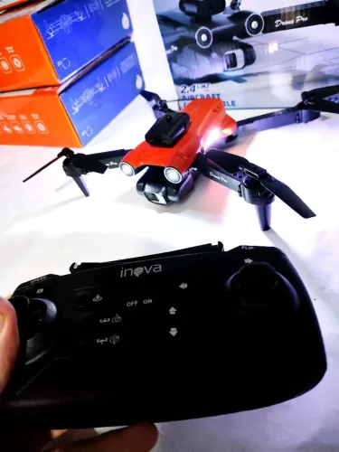 Drone Pro Inova com Câmera e Controle Remoto