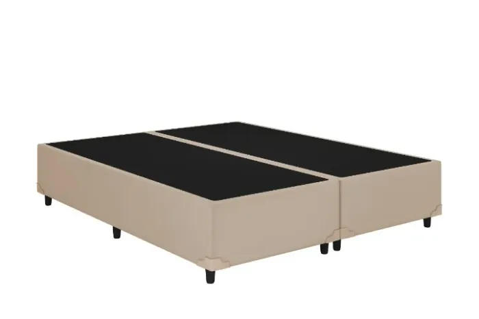 Base para cama 79 x 158 x198 cm Tamanho queen Bipartida