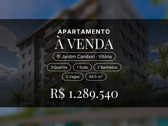 Não perca a chance de viver em Jardim Camburi: apartamento com áreas de lazer incríveis!