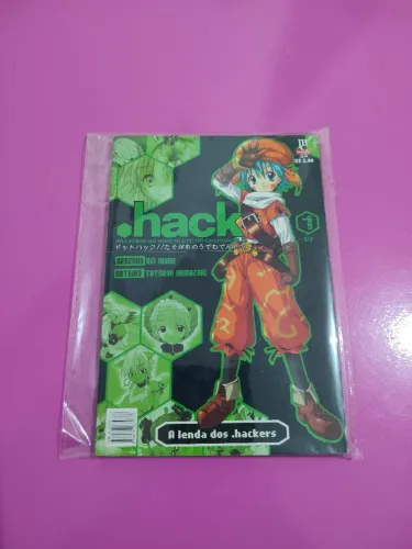 Mangá .hack anime volume 1 Gibi HQ A lenda dos Hackers