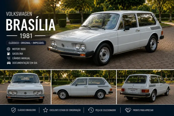 Volkswagen Brasilia 1600 2P 1981