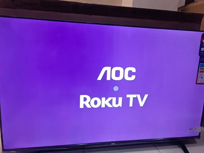 Smart tv AOC ROKU 50 polegadas nova