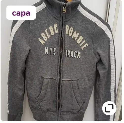 Jaqueta Moletom Abercrombie Original- Tamanho 12