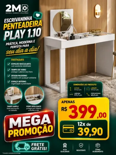 Escrivaninha penteadeira