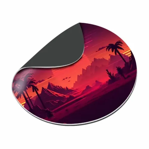 MOUSEPADS ACABAMENTO SEM COSTURA REDONDO 198X198MM - 4X0 - 10unid - MPRED07