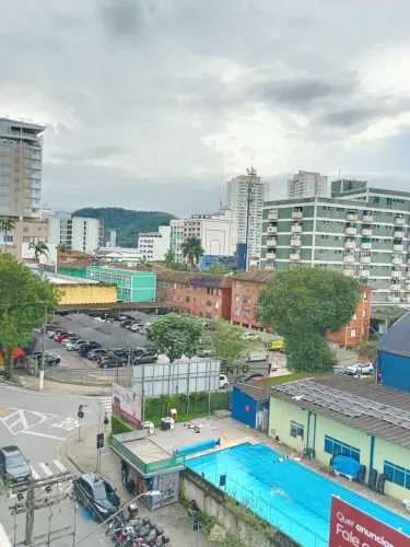 Apartamento 2 quartos 2banheiros 1 vaga demarcada Encruzilhada Santos SP