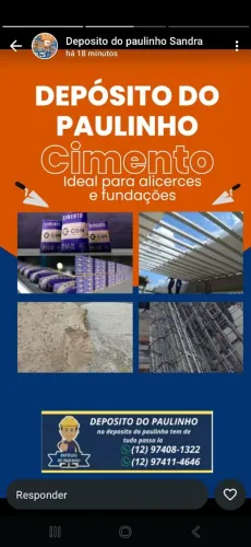 Cimento oferta retira pix
