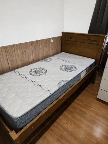 Cama de Solteiro + Colchão de Espuma D33 Polar