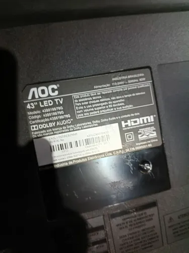 Tv AOC para retirar placas
