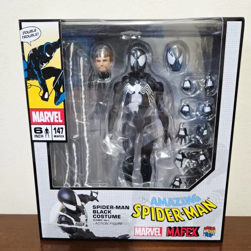 Mafex 147 - Spiderman Black Comics
