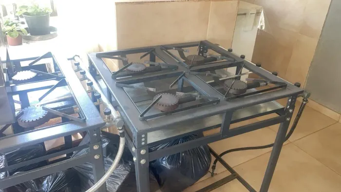 ?Fogão Industrial 4 Bocas Alta Pressão Metalmaq - Muito Conservado?